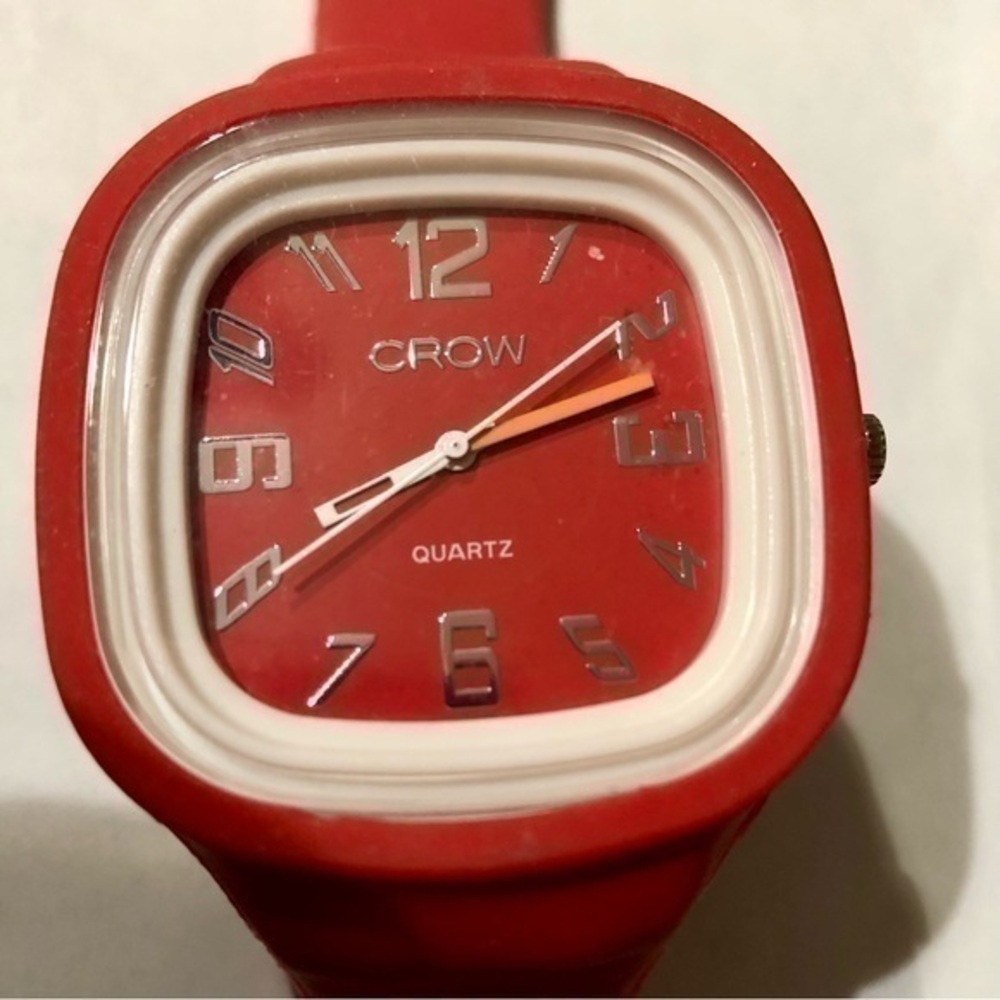 Crow Unisex Red Watch